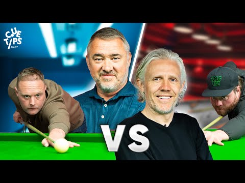 Stephen Hendry VS Jimmy Bullard In A Chaotic DOUBLES Snooker Match