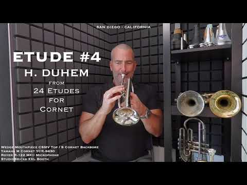 DUHEM Etude #4 from 24 etudes for Cornet by H. Duhem