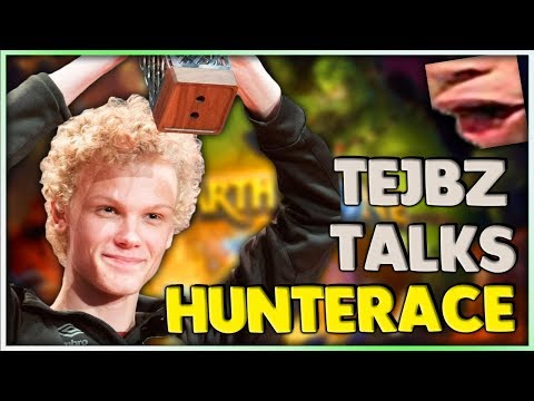 interviewing World Champion Hunterace Hearthstone - Tombs of Terror