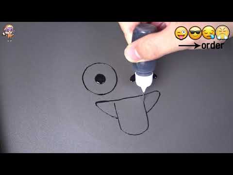 Emoji Pancake Art - Tease-ya, Angry, Sleeping, in sunglasses