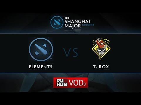 TRN.RoX - Elements, Shanghai Major EU Qualifiers, game 1