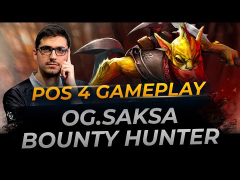 OG.Saksa plays Bounty Hunter | Full Gameplay Dota 2 Replay