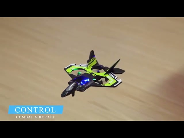 طائرة فلين مقاتلة مزوّدة بإضاءة وريموت