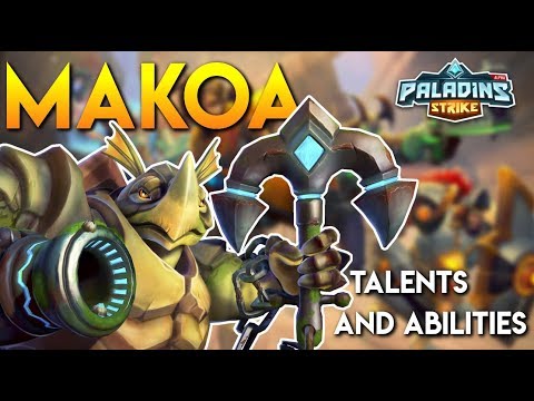 Paladins Strike │ How to Play Makoa - Talents/Builds and Abilities