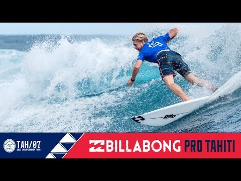 Ethan Ewing Takes Down Filipe Toledo in Round 2 at the Billabong Pro Tahiti 2017