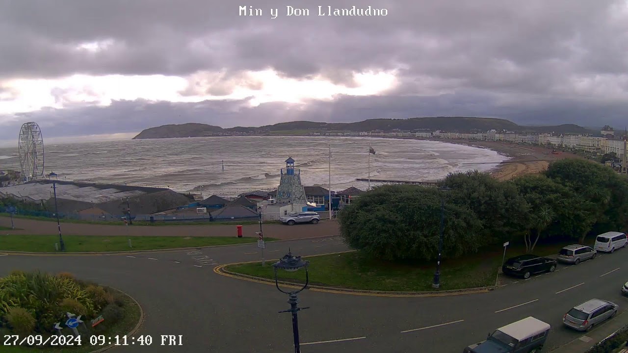 Llandudno North Parade from Min y Don Guest House