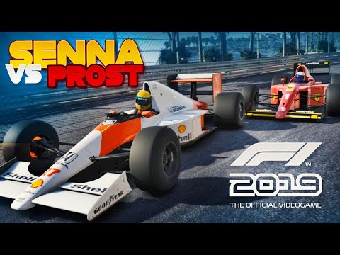 F1 2019 Gameplay: Ayrton Senna vs Alain Prost