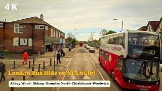 ☀️ A Sunny April Epic: Abbey Wood to Woolwich via SL3, 61 & 161 | 3 Buses, 36 Miles, 2.5 Hours