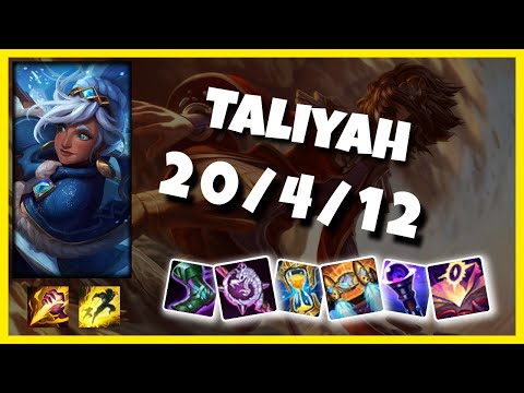 Taliyah vs Kindred NA Challenger JUNGLE (20/4/12) - v10.25