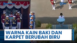 Beda dari Era Jokowi, Kain Baki & Karpet Tangga Istana Berubah Jadi Biru saat Upacara HUT ke-80 RI