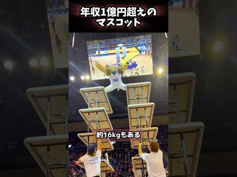 年収1億円超えのマスコット 😱