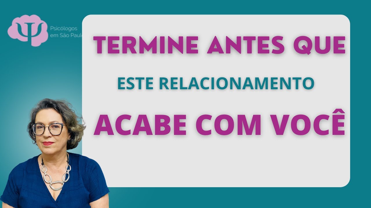 Sinais de que este é o melhor momento para terminar o relacionamento, não tem mais volta.