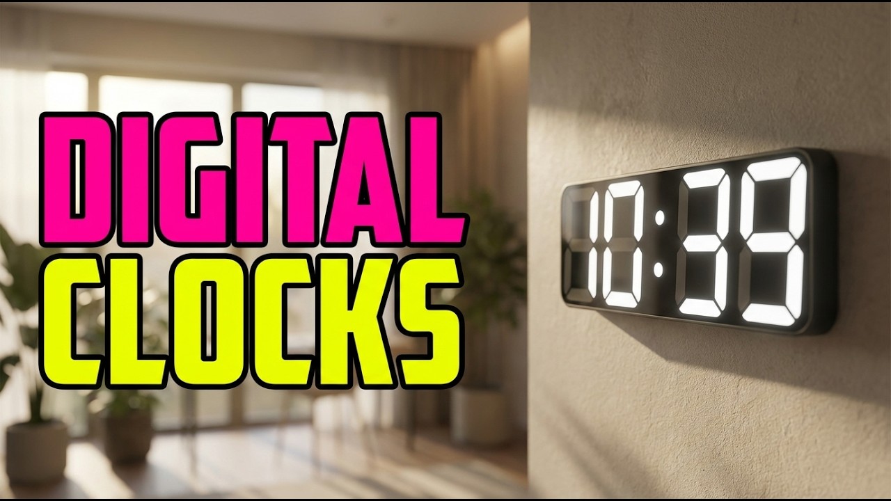 TOP 5 Best Digital Wall Clocks 2026
