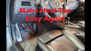 Heel-Toe (Toe-Toe) Rev Matching in a BMW M3 -  BimmerWorld Pedals