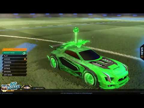 Rocket League Maverick GXT & Octane Designs - Troublemaker IV, Phoenix Wings III, Mage Glass