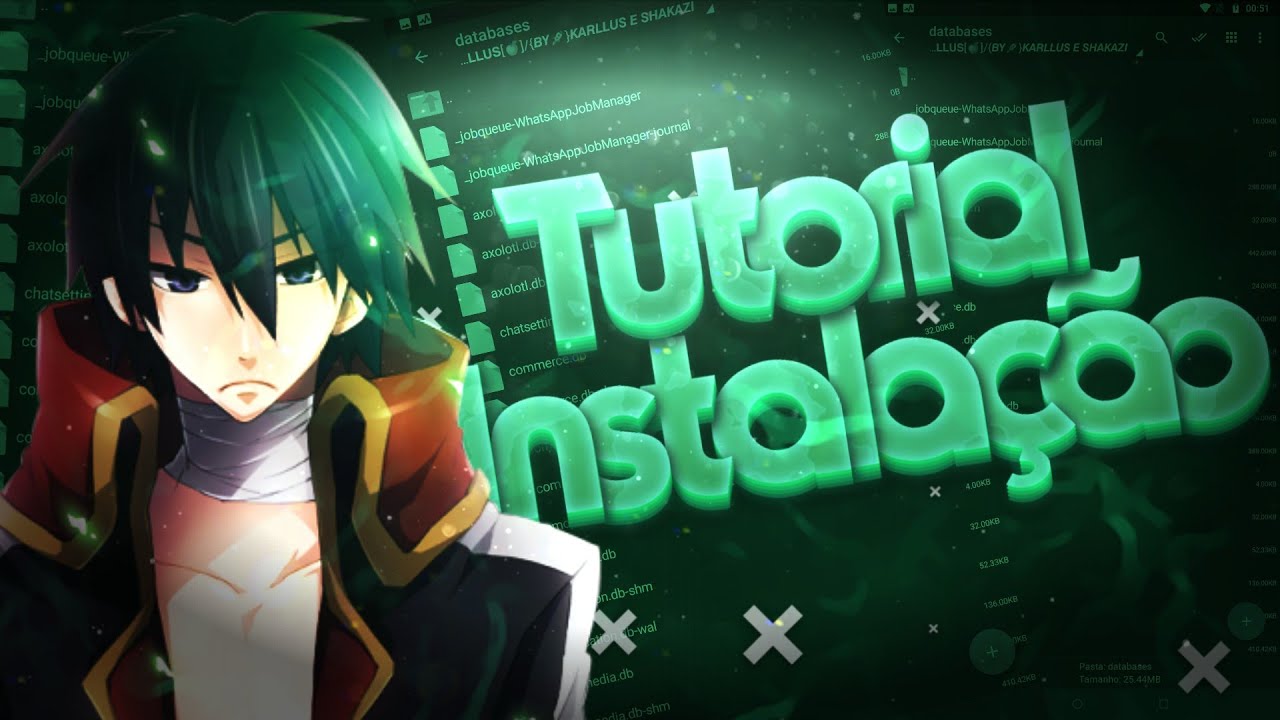 TUTORIAL DE COMO COLOCAR DATABASE NO WHATSAPP IMUNE!! ‹ NOCRY ›