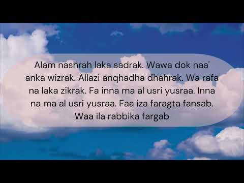 Surah Al-Insyirah (Rumi)