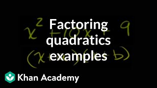 Factoring Quadratic Expressions