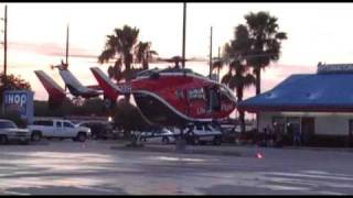 preview picture of video 'Life Flight 21-05 -2009 Houston Texas, Highway 6/Bellaire'