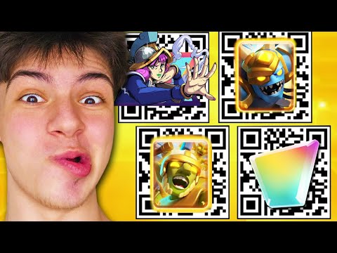 NEW QR! EVERY QR CODE NEW UPDATE WORKING IN CLASH ROYALE!