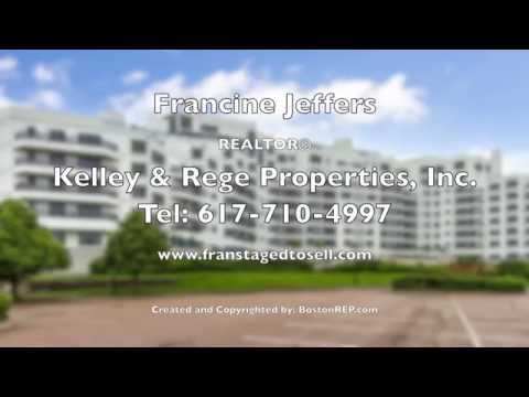 1001 Marina Drive, Unit 211, Quincy MA - Francine Jeffers - Tel 617-710-4997