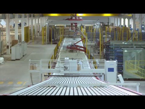 Grenzebach Flachglas Produktionsanlage