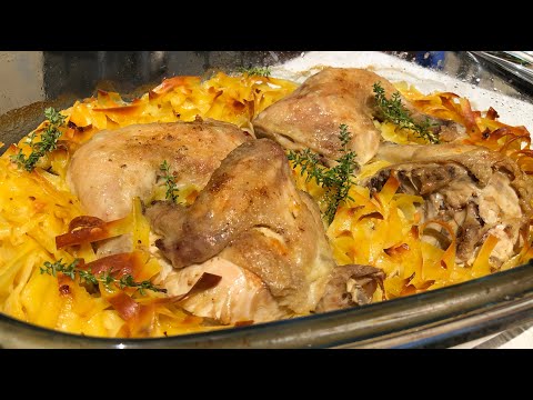 Jufka me pule ne furre - Jufka with chicken 🍗