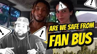 Would you let your wife get on the fan bus #relationships #marriage #fanbus