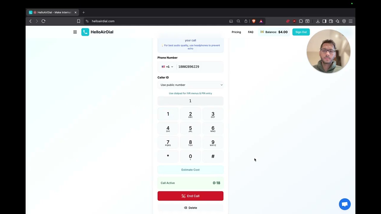 HelloAirDial demo video