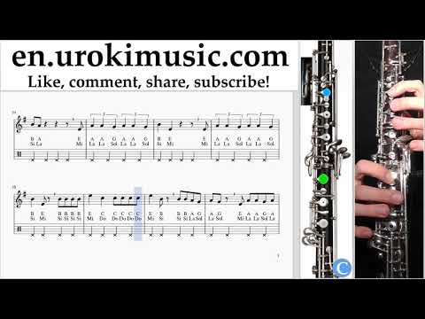 Oboe lessons Lele Pons - Celoso Sheet Music Tutorial um-i352