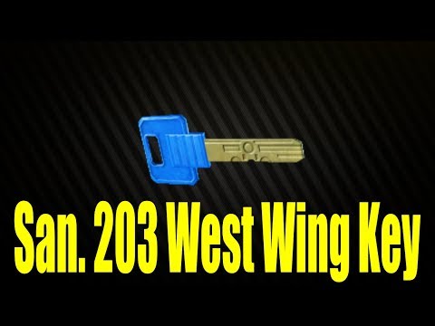 Escape From Tarkov - San. 203 West Wing key