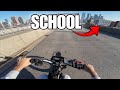 I Took My 7000 Surron To School