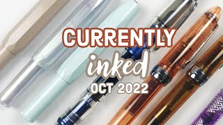 Currently Inked Fall Fountain Pens 🍁 | Kaweco, TWSBI, Diamine, Pennonia, Colorverse