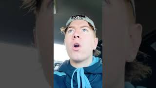 When a car pops a wheelie #caraccident #mechanic #fail #drivingfail #shorts