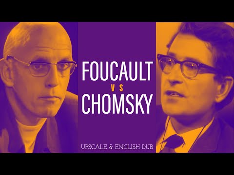 Classic Debate: Chomsky vs Foucault  -  on Human Nature (English Dubbed)