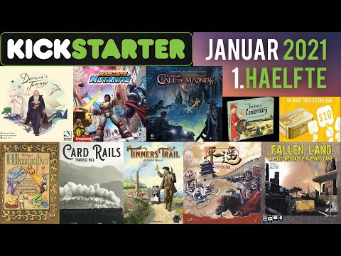 Brettspiele auf Kickstarter im Januar 2021 (1. Hälfte) - Kickstartervorschau -