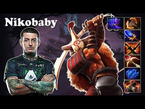 Nikobaby - Juggernaut Safelan party with Handsken vs Qojqva | Dota 2 7.29d Gameplay