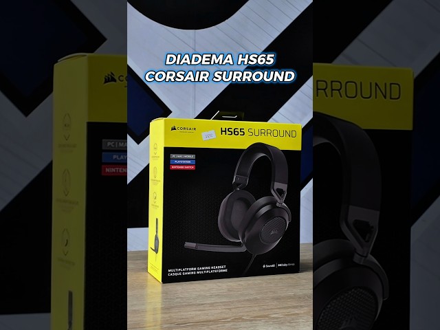 Vídeo relacionado con Corsair HS65 SURROUND Auriculares para juegos (Sonido envolvente Dolby Audio 7.1 en PC y Mac, Micrófono omnidireccional, Tecnología SoundID de SonarWorks, Control de volumen de fácil acceso) Carbón