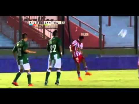Gol de Juan Sánchez Sotelo  - Arsenal 1 - 1 Banfield - Liga Argentina - Fecha 2