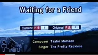 WAITING FOR A FRIEND The Pretty Reckless 🎵Karaoke Version🎵