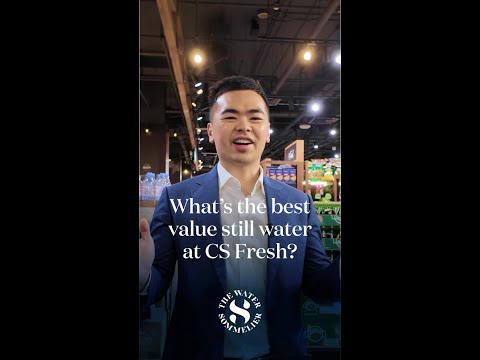 Discover My Top 3 Water Brands to Buy at CS Fresh Supermarket!