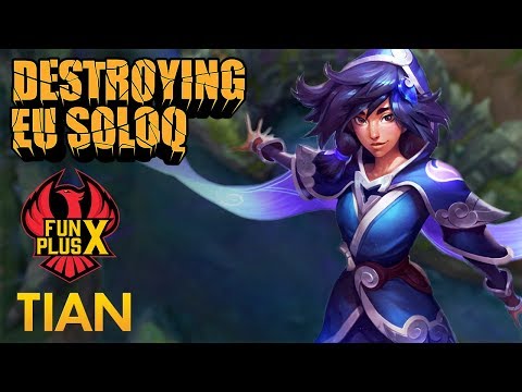 Destroying EU SoloQ: FunPlus Phoenix Tian  - Taliyah Jungle - KDA 18/4/19