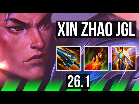 XIN ZHAO vs KHA'ZIX (JGL) | Good KDA: 14/1/11 | KR Grandmaster | 26.1