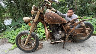 Restore old motorbike | Motorcycle Restoration after being forgotten for a long time