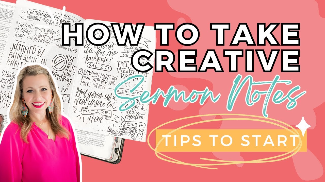 How to Take Creative Sermon Notes