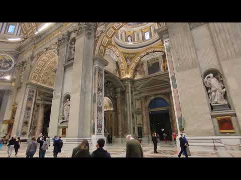 Inside St Peter's basilica 2022 03 18