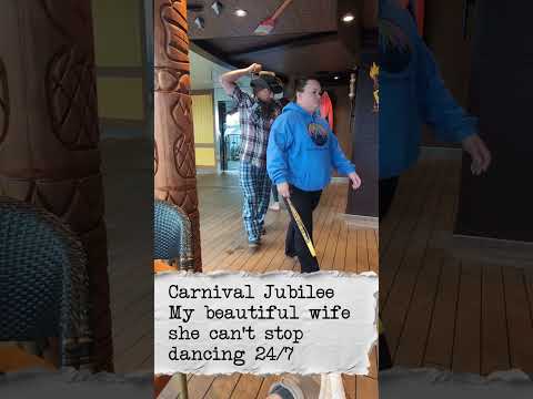 Thumbnail for Carnival Jubilee, Beautiful wife can't stop dancing #cruiseship #cruise #carnivaljubilee #carnival