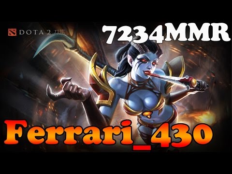 Dota 2 - Ferrari_430 7200MMR Plays Queen Of Pain - Ranked Match Gameplay