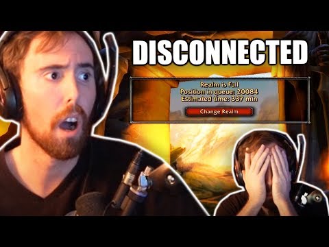 Asmongold Gets Disconnected From The Classic WoW Servers Shortly After Release