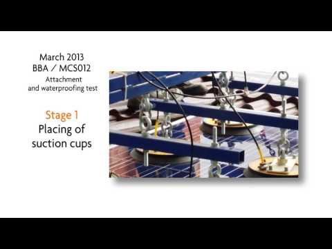 GSE IN-ROOF SYSTEM - Tests MCS012 (Certification BBA_UK) (English)